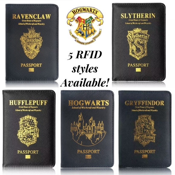Harry Potter RFID Hogwarts Passport Cover Holder Case - Picture 12 of 16